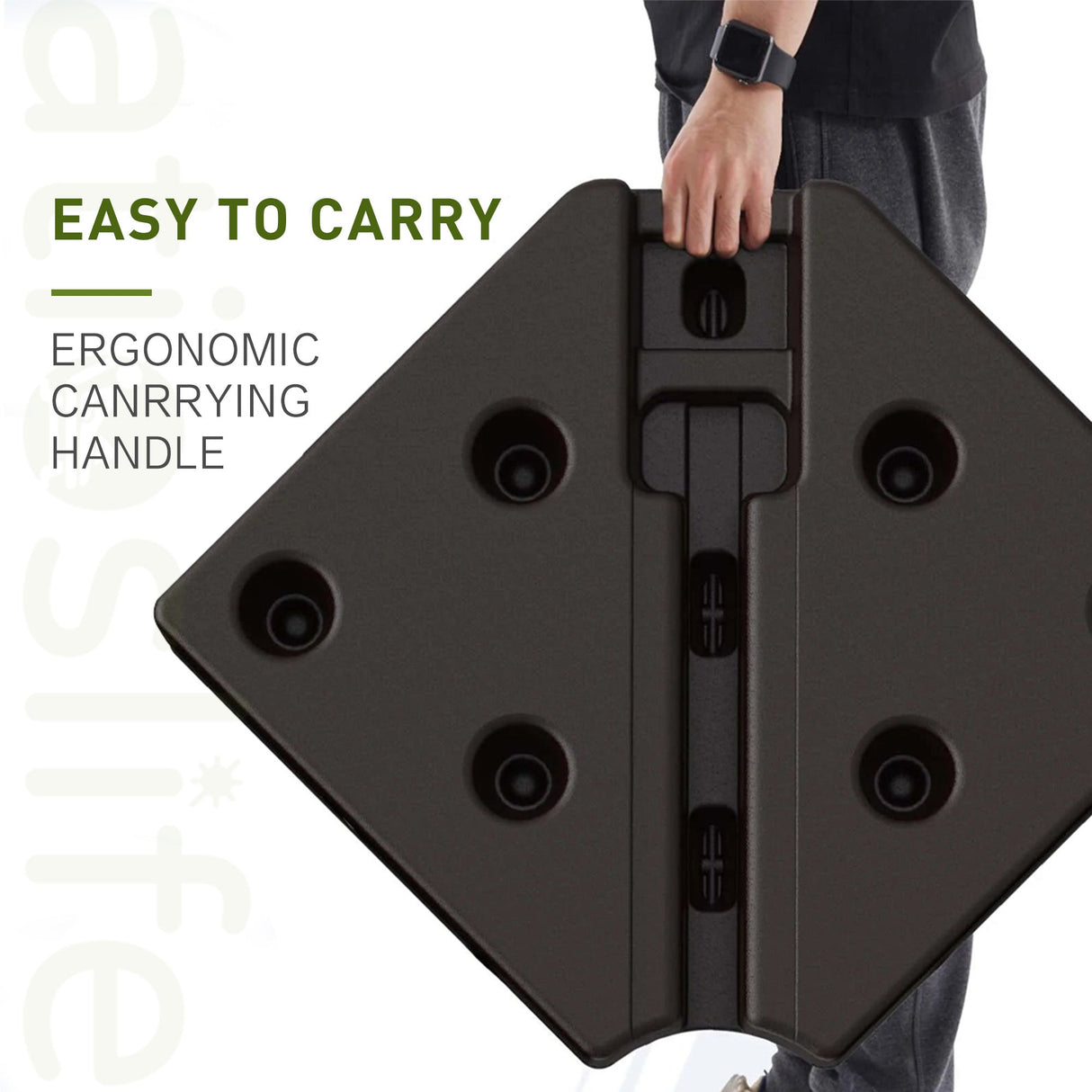 Patioslife 430 lbs Large Base with Wheels for Aegis Pro™ 2-Tier Cantilever Umbrella