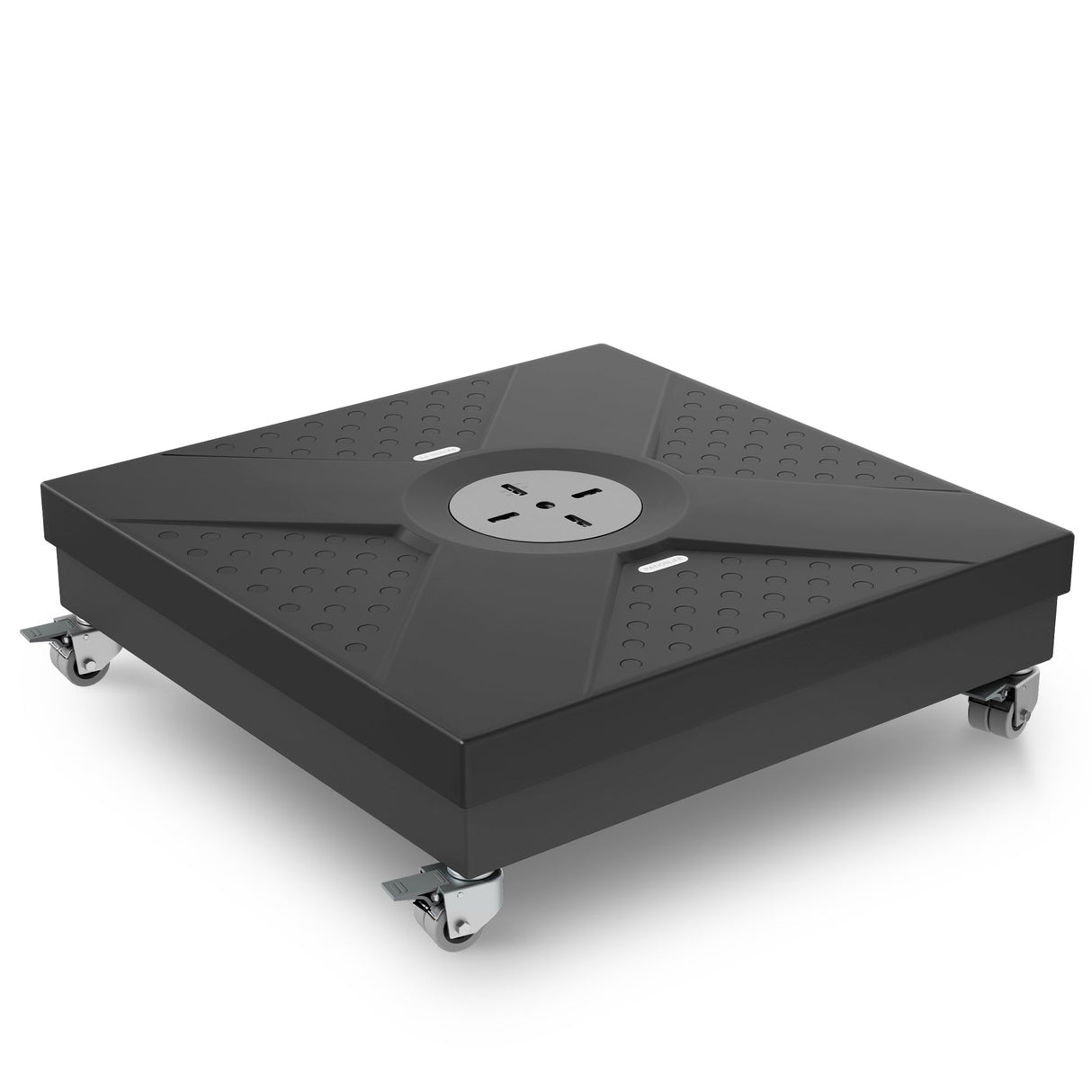 Patioslife Heavy-Duty Cantilever Umbrella Base with Wheels and Lock, Modular Rolling Stand Holds Up to 880 lb, Fits Aegis Series and Most Offset Umbrellas, for Outdoor Patio, Garden & Poolside