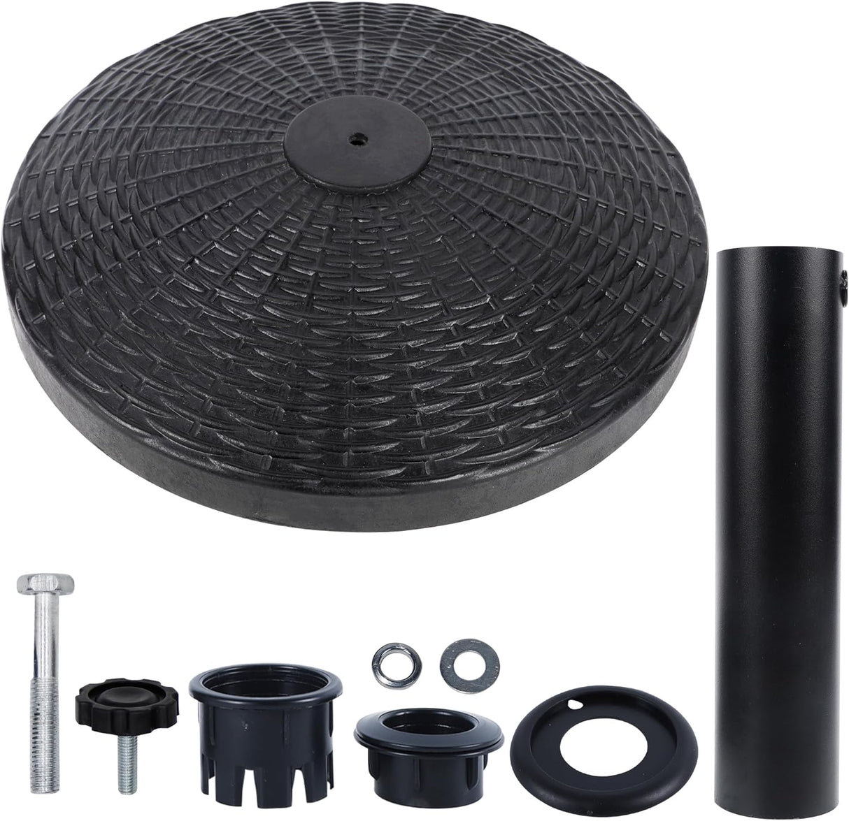 Patioslife 26.5 lbs Heavy Duty Patio Market Umbrella Base Stand for Market Breeze Series Umbrella
