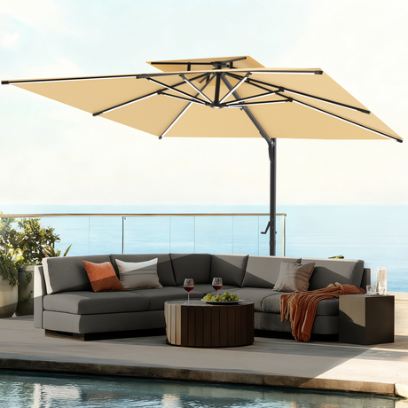 How to Choose a Premium Cantilever Umbrella for Your Patio, Garden or Poolside