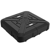 Patioslife Cantilever Umbrella Base with wheels 250–440lb for Aegis Series Umbrella, Heavy-Duty Outdoor Rolling Stand, Refillable HDPE Offset Weights with Wheels for Patio, Garden & Poolside Stability