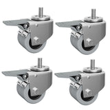 Patioslife Locking Caster Wheels for Cantilever Patio Umbrella Base, Set of 4 Heavy-Duty Swivel Casters