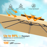 Cantilever Patio Umbrella,patioslife,Poolside,Outdoor Leisure Area,Outdoor Kitchen or Dining Area,Garden Pathway,Rooftop Terrace,Sun Shading & Light Contro,Space Definition,base,UV resistance