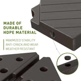 Patioslife 430 lbs Large Base with Wheels for Aegis Pro™ 2-Tier Cantilever Umbrella