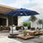 blue,Cantilever Patio Umbrella,patioslife,Poolside,Outdoor Leisure Area,Outdoor Kitchen or Dining Area,Garden Pathway,Rooftop Terrace,Sun Shading & Light Contro,Space Definition,LED,base