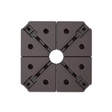 Patioslife 340 lbs Medium Base with Wheels for Aegis Pro™ 10ft Round Cantilever Umbrella