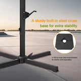 Sturdy steel cross base for outdoor furniture ,patioslife,Poolside,Outdoor Leisure Area,Outdoor Kitchen or Dining Area,Garden Pathway,Rooftop Terrace,Sun Shading & Light Contro,Space Definition,LED