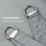 Patioslife Waterproof Sun Shade Sail – Rectangle Outdoor Awning Canopy with 95% UV Block & Free Rope for Garden, Patio, Yard & Party