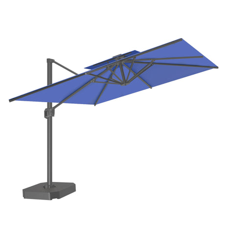 Patioslife Aegis Pro Cantilever Umbrella, Reinforced & Powder-Coated Aluminium Ribs and Pole for Garden & Patio