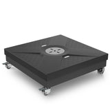 Patioslife Heavy-Duty Cantilever Umbrella Base with Wheels and Lock, Modular Rolling Stand Holds Up to 880 lb, Fits Aegis Series and Most Offset Umbrellas, for Outdoor Patio, Garden & Poolside