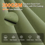 Patioslife Aegis Premium Cantilever Umbrella with Full-Rib LED Strip Lighting, Fibreglass Ribs and Powder-Coated Aluminium Pole for Luxury Garden & Patio Shade