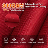 Patioslife Aegis Premium Cantilever Umbrella with Full-Rib LED Strip Lighting, Fibreglass Ribs and Powder-Coated Aluminium Pole for Luxury Garden & Patio Shade