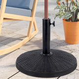 Patioslife  26.5 lbs Heavy Duty Patio Market Umbrella Base Stand for Market Breeze Series Umbrella