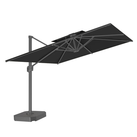Patioslife Aegis Pro Cantilever Umbrella, Reinforced & Powder-Coated Aluminium Ribs and Pole for Garden & Patio
