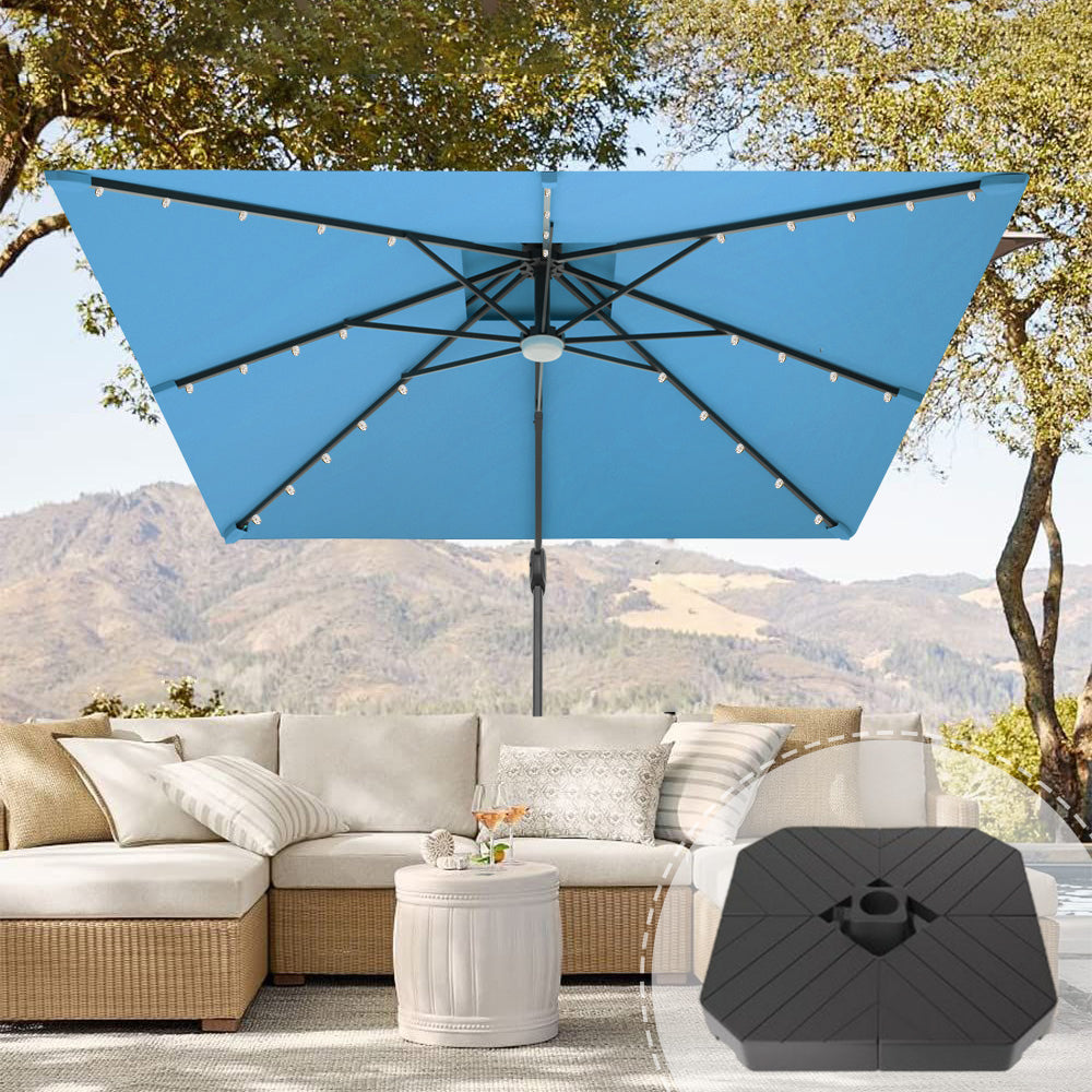 blue UMBRELLa,patioslife,Poolside,Outdoor Leisure Area,Outdoor Kitchen or Dining Area,Garden Pathway,Rooftop Terrace,Sun Shading & Light Contro,Space Definition,LED