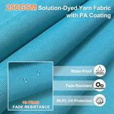 Patioslife Aegis Pro Cantilever Umbrella with LED Lights, Reinforced & Powder-Coated Aluminium Ribs and Pole — Perfect for Garden & Patio