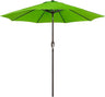 Patioslife Outdoor Market Breeze™ Patio Outdoor Umbrella with 8 Sturdy Ribs  Push Button Tilt and Crank