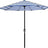 Patioslife Outdoor Market Breeze blue and white striped patio umbrella for outdoor dining and deck shade