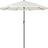 Patioslife Outdoor Market Breeze creamy white patio umbrella for outdoor dining, balcony seating and backyard shade