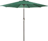 Patioslife Outdoor Market Breeze dark green patio umbrella for garden, patio, backyard and poolside shade