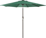 Patioslife Outdoor Market Breeze seaglass 8 ft patio umbrella with 8 sturdy ribs, push button tilt and crank on white background