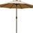 Patioslife Outdoor Market Breeze tan patio umbrella with 8 sturdy ribs for deck dining, backyard seating and outdoor shade
