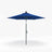 Patioslife 8ft navy blue patio umbrella with crank pole and wide shade canopy on a white background