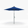Patioslife 8ft navy blue patio umbrella with crank pole and wide shade canopy on a white background