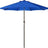 Patioslife Outdoor Market Breeze royal blue patio umbrella with push button tilt and crank for deck and garden shade